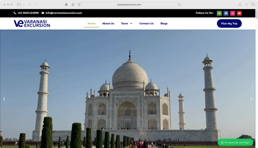 Varanasi Excursion is one of the best travel and tourism companies in India.