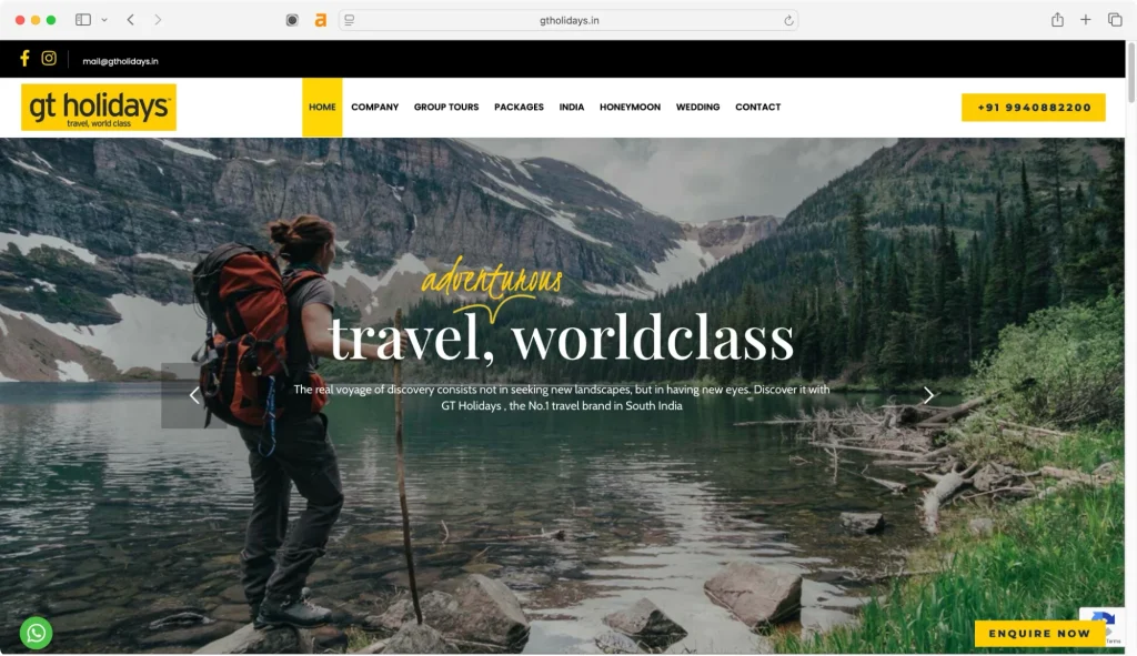 GT Holidays leads unforgettable trips among group travel companies in India.