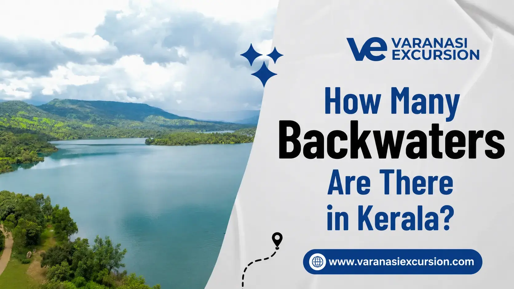 how many backwaters are there in kerala