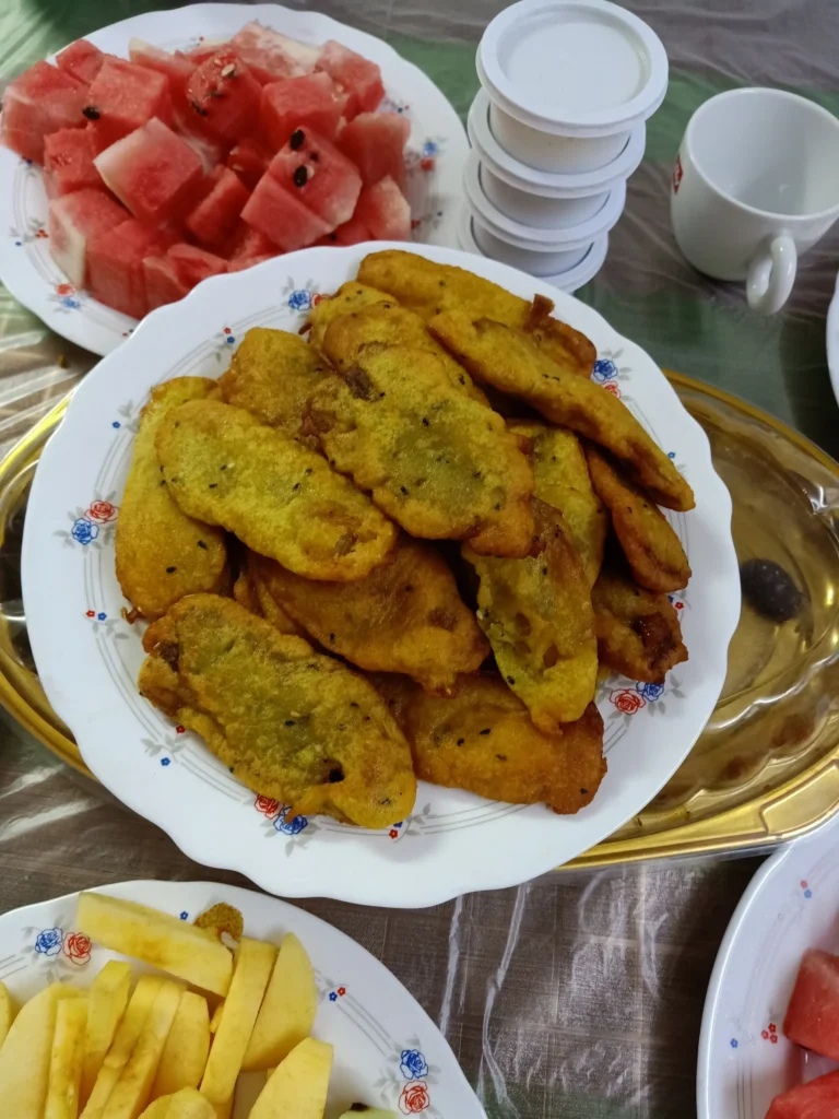 Pazham Pori (banana fritters), a popular Kerala street food