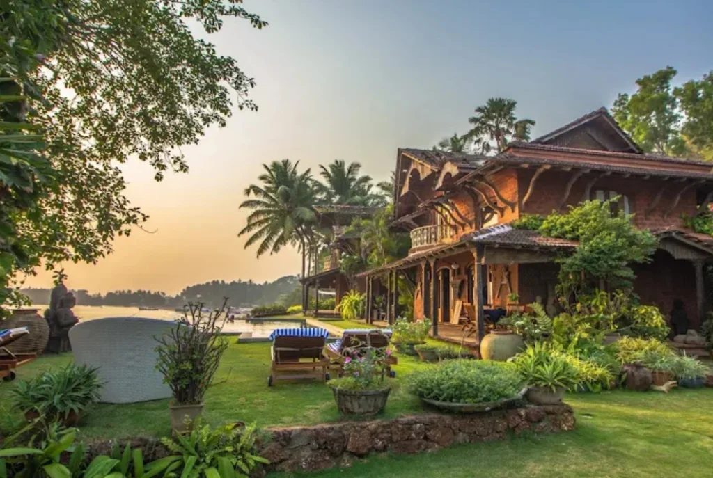 Peaceful coastal stay reflecting wildlife resorts in India.