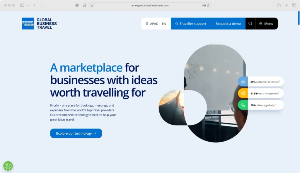 American Express Global Business Travel (Amex GBT) ranks as the best corporate travel management company in India.