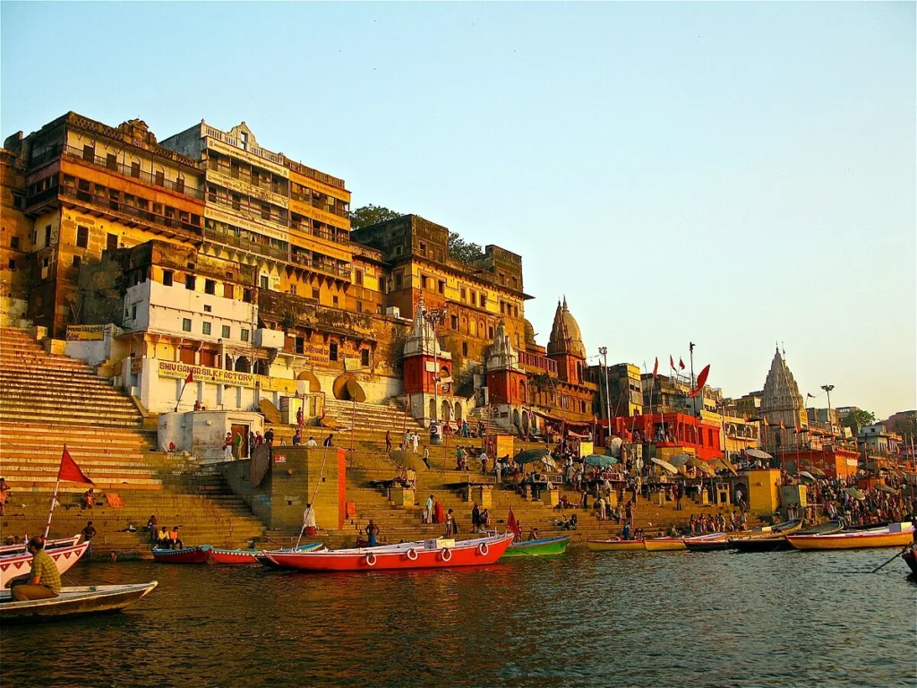 Arrive in Varanasi for a buddhist pilgrimage tour in india.