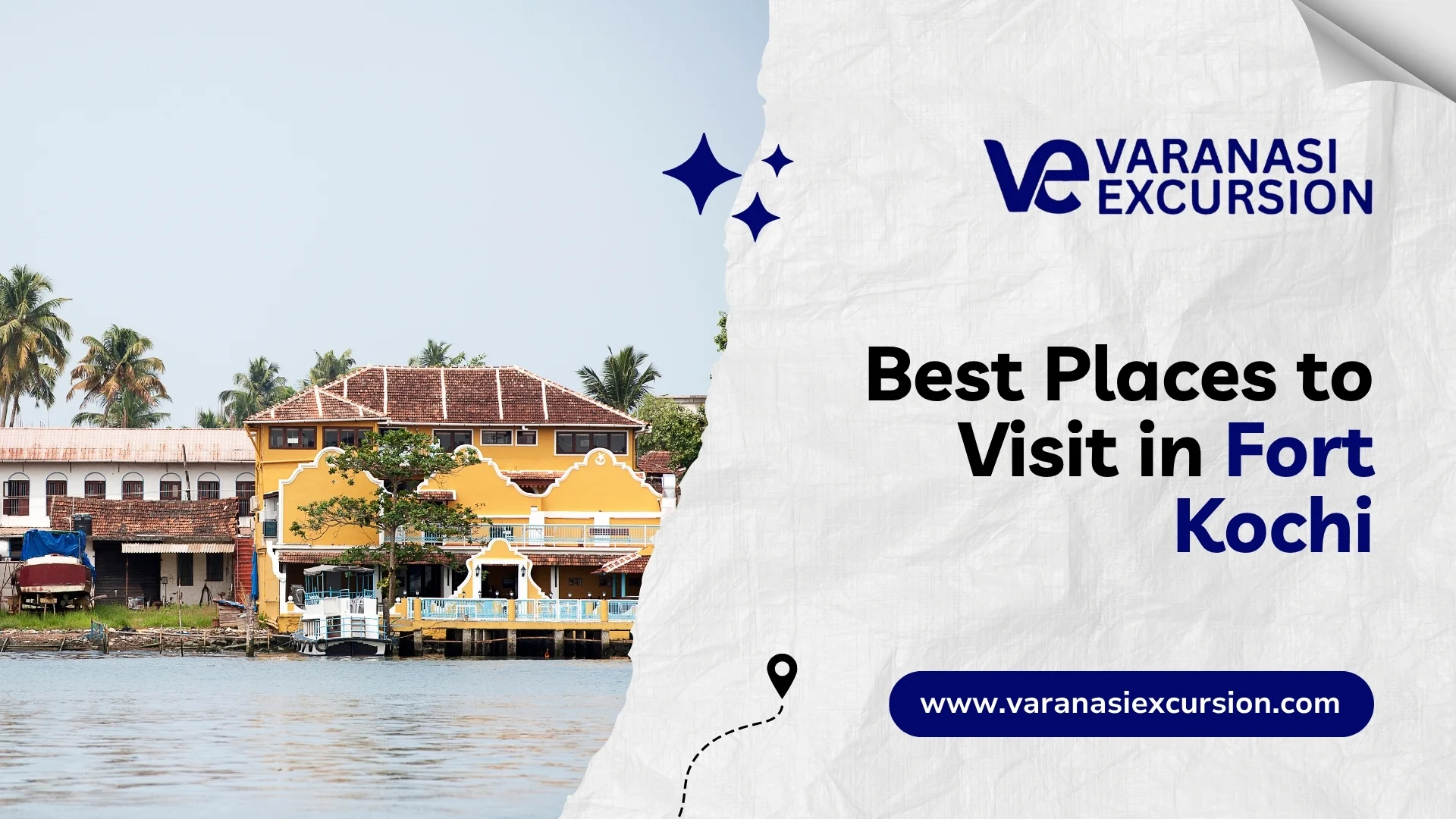 Walking through best places to visit in Fort Kochi slowly.