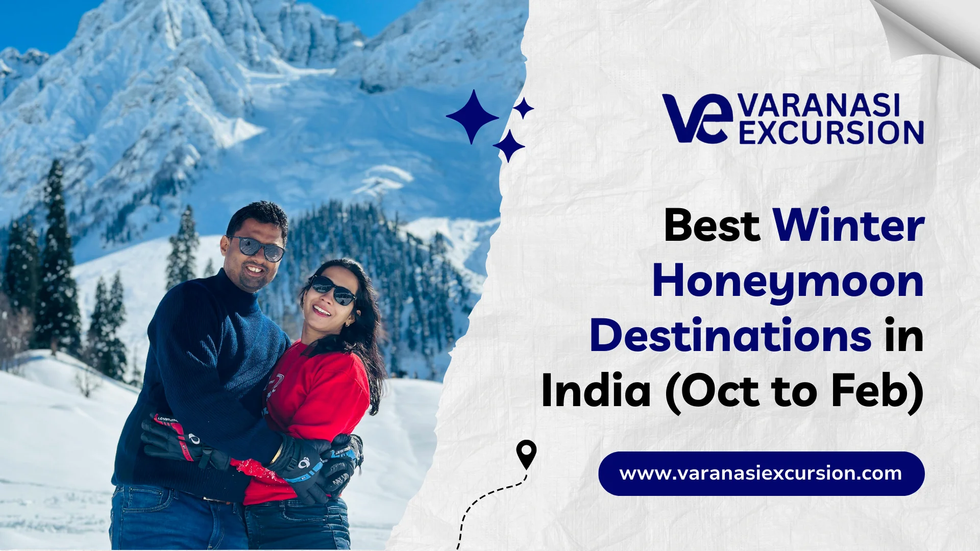 Best winter honeymoon destinations in India for couples.