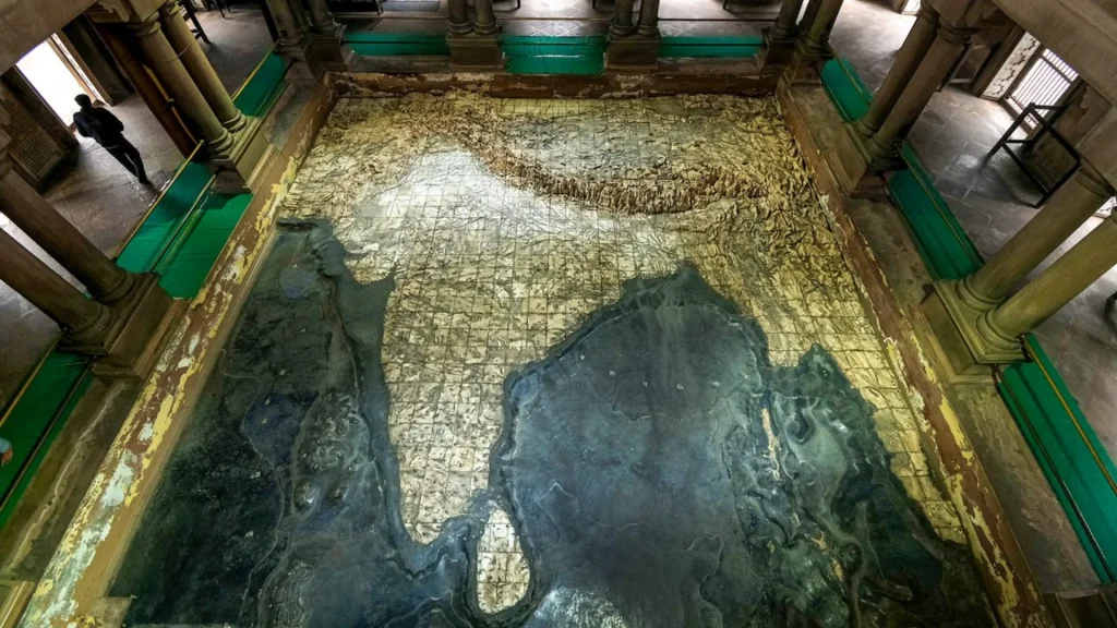 Bharat Mata Temple in Varanasi, counted among the best temples in Varanasi for visitors.