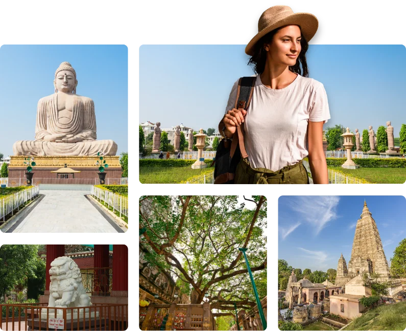 Sacred Buddhist monasteries included in Bodh Gaya tour package.