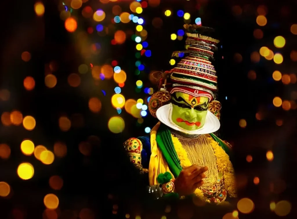 Kerala Kathakali Center in Cochin sightseeing places list with live performance.