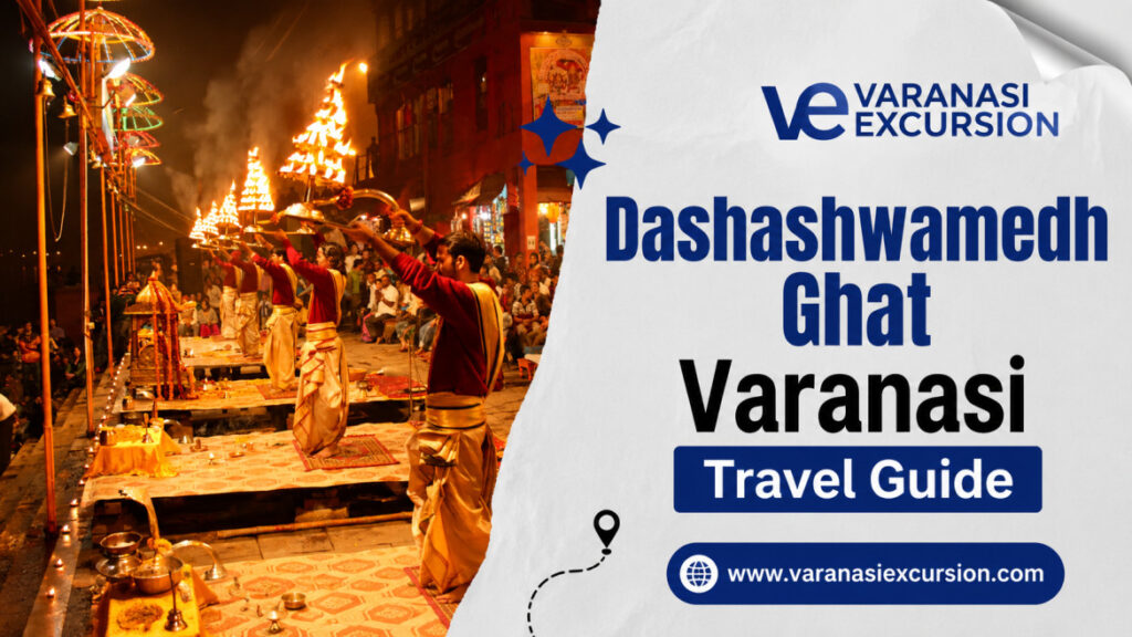 Dashashwamedh Ghat Varanasi Ganga Aarti with priests performing evening rituals