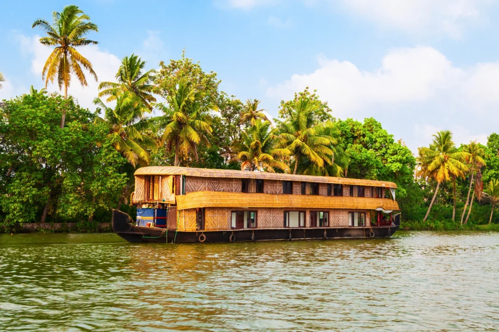 Day trip from Kochi to Alleppey through narrow canals and villages.