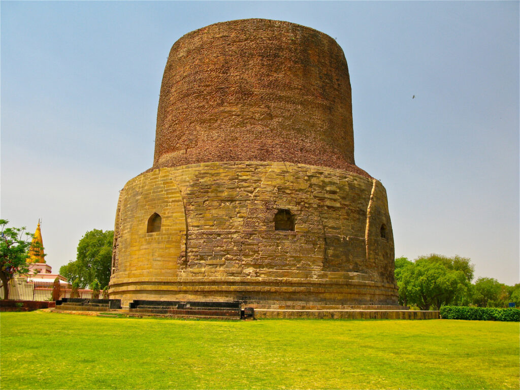 top 10 places to visit in varanasi - dhamek stupa