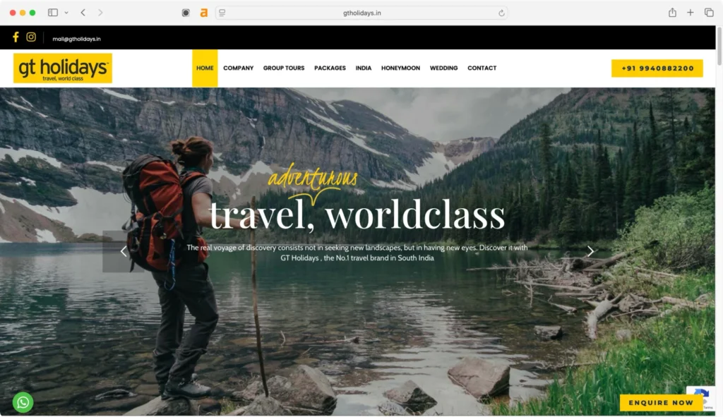 GT Holidays leads unforgettable trips among group travel companies in India.