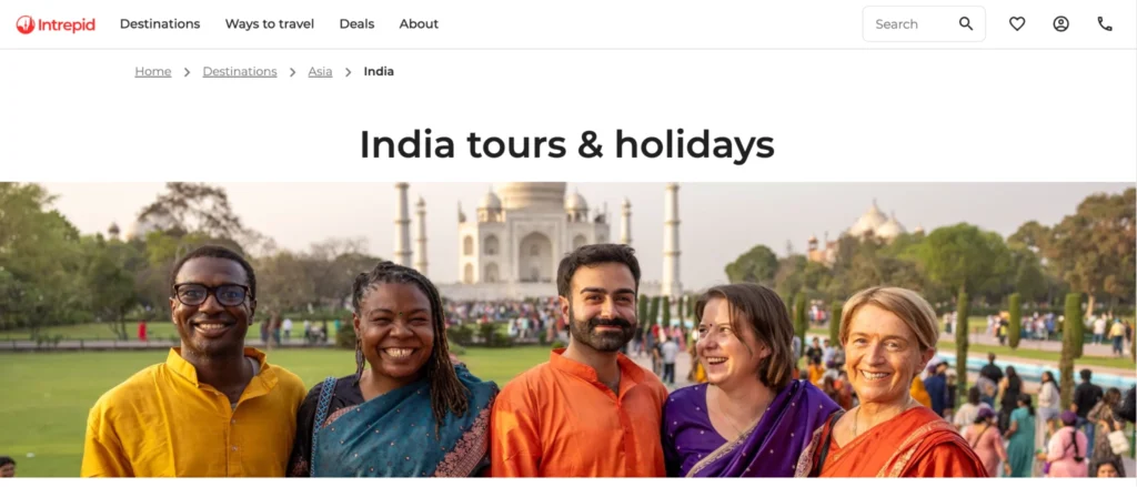 Intrepid Travel stands out among famous travel companies in India for its authentic.