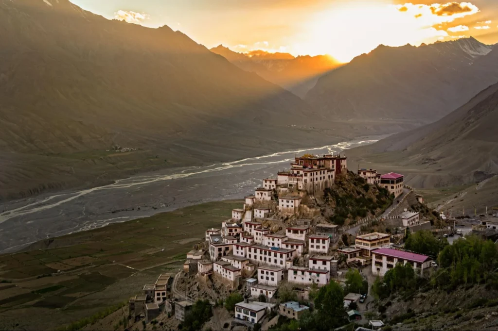 Serenity of Key Monastery, a spiritual gem beyond the Buddhist monasteries in Himachal Pradesh.