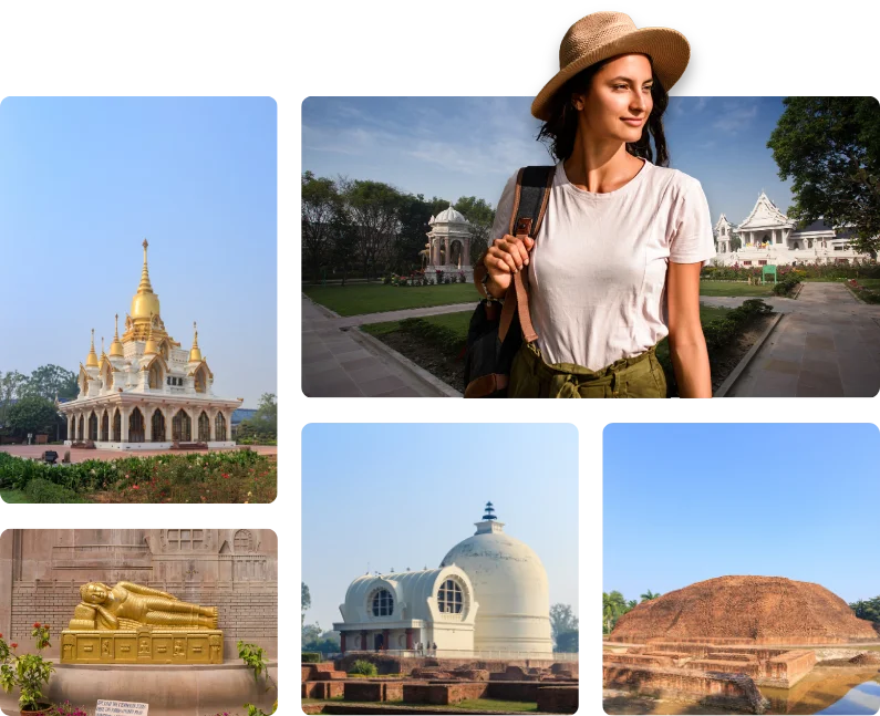 Sacred Buddhist pilgrimage sites in Kushinagar tour packages.