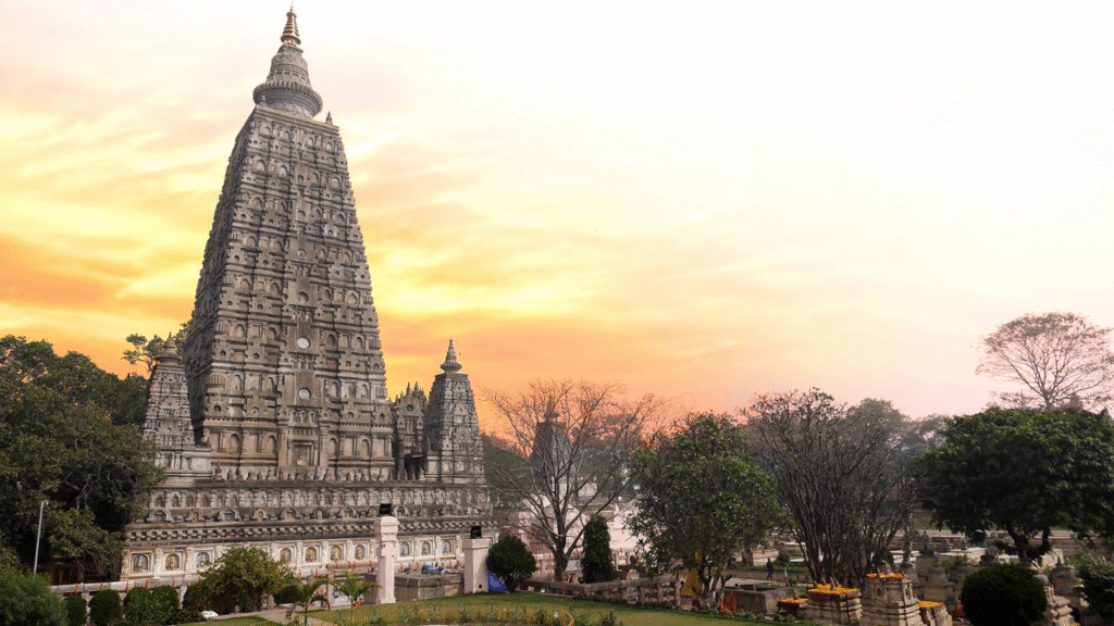 Mahabodhi Temple stands as one of the most revered Buddhist shrines in India.
