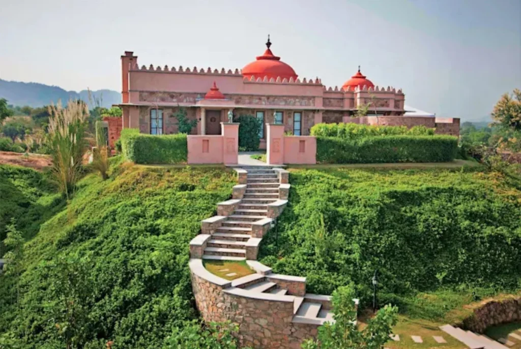 Guests enjoy a peaceful stay at a nature luxury resort.