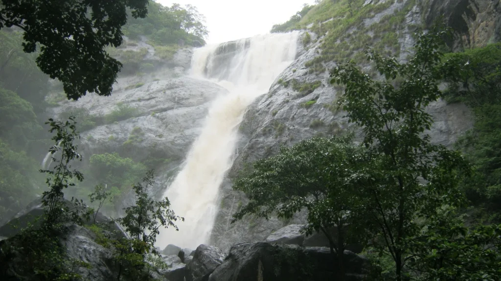 Travel reference image featuring waterfall in kerala popular among nature travelers.