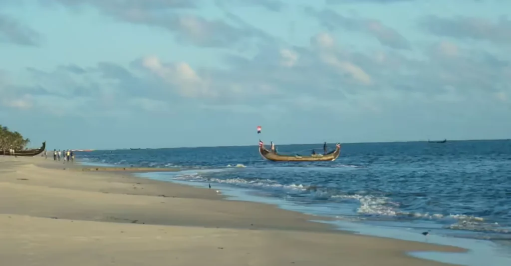 Soft waves and silence at Marari Beach define places to visit in and around Cochin.
