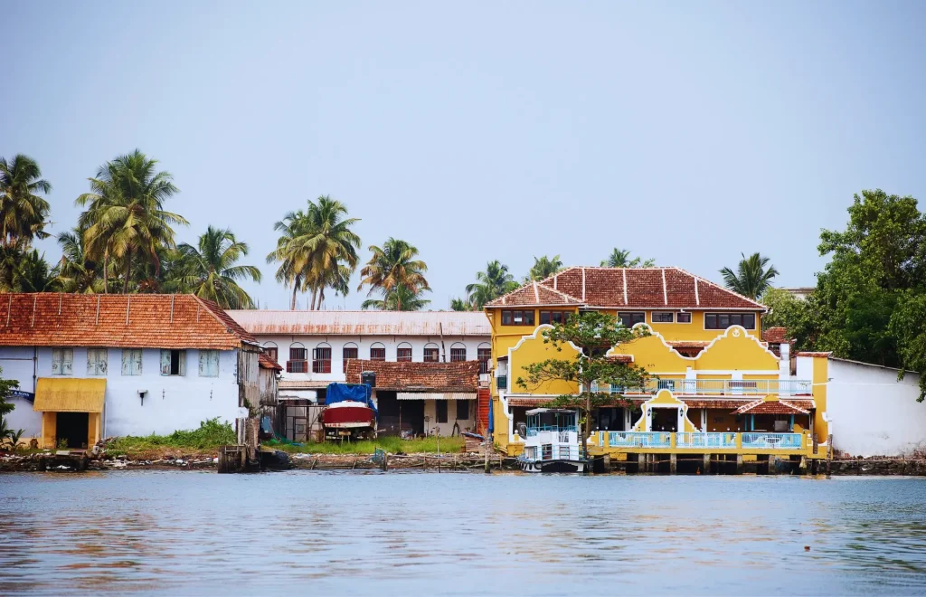 Fort Kochi street among places to visit in Kochi India.