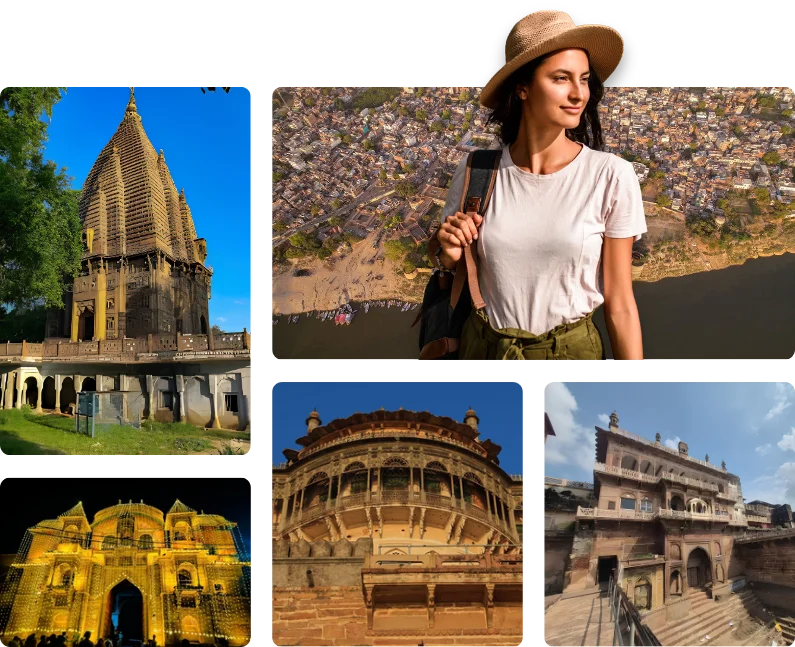 Historic riverside heritage area in Ramnagar tour packages.