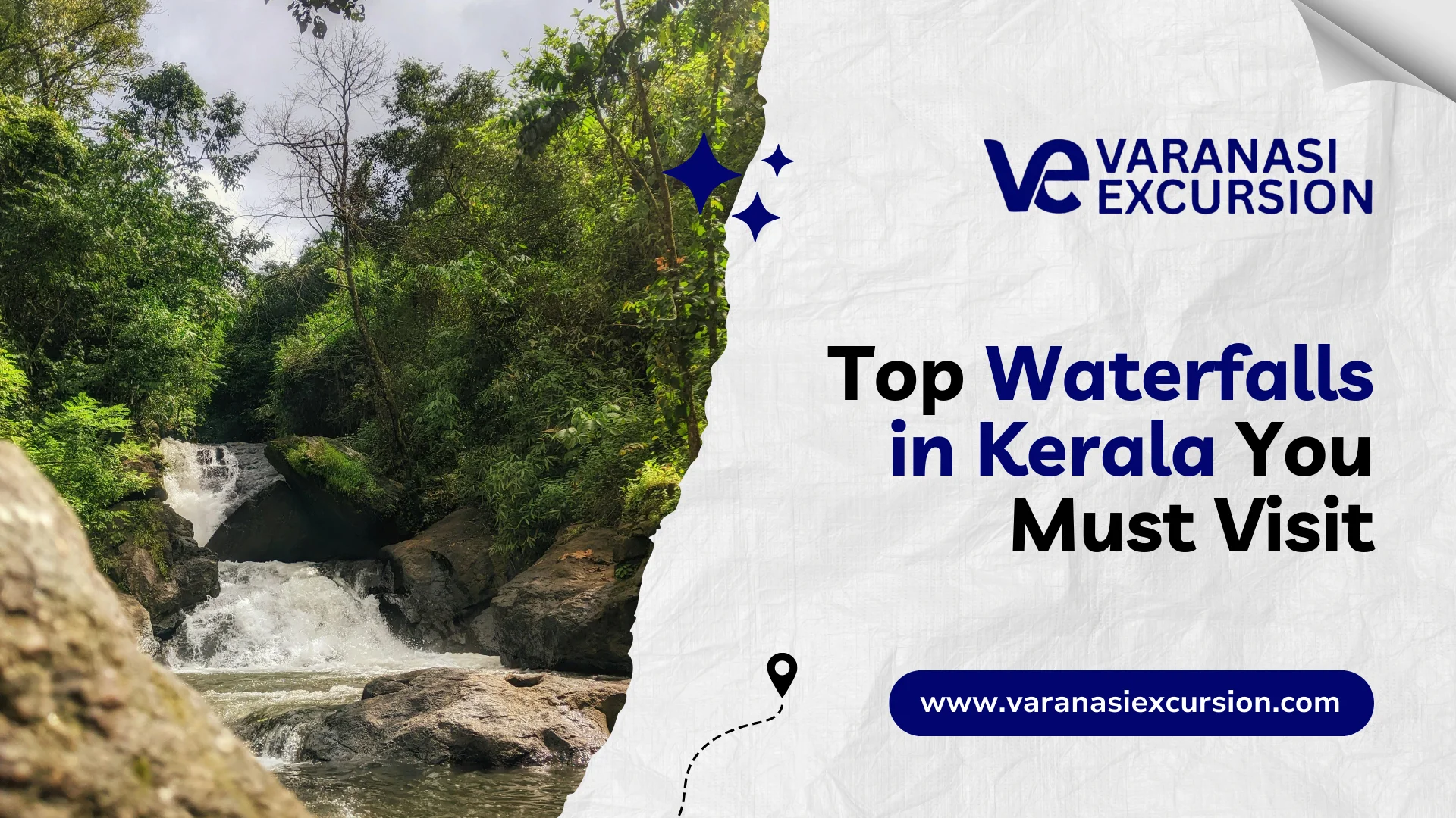 Top waterfalls in Kerala travel guide for nature tourism.