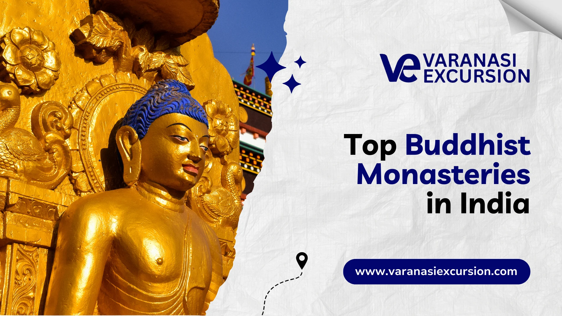 Unveil timeless peace at every Buddhist monastery in India.