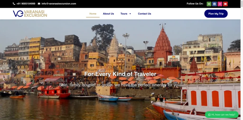Varanasi Excursion offers authentic journeys that make it a top 10 travel company in India.