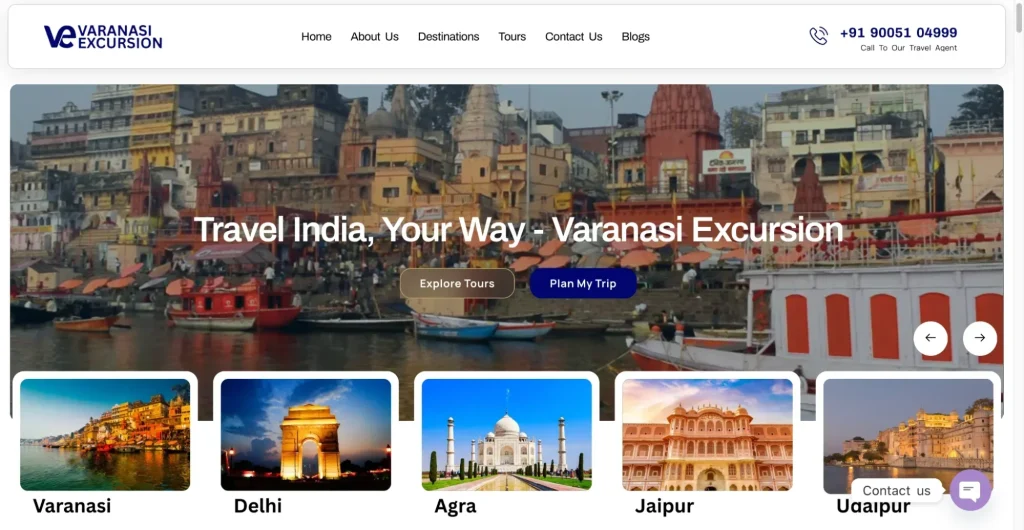 Varanasi Excursion offers the perfect tour & travel for winter honeymoon trips.