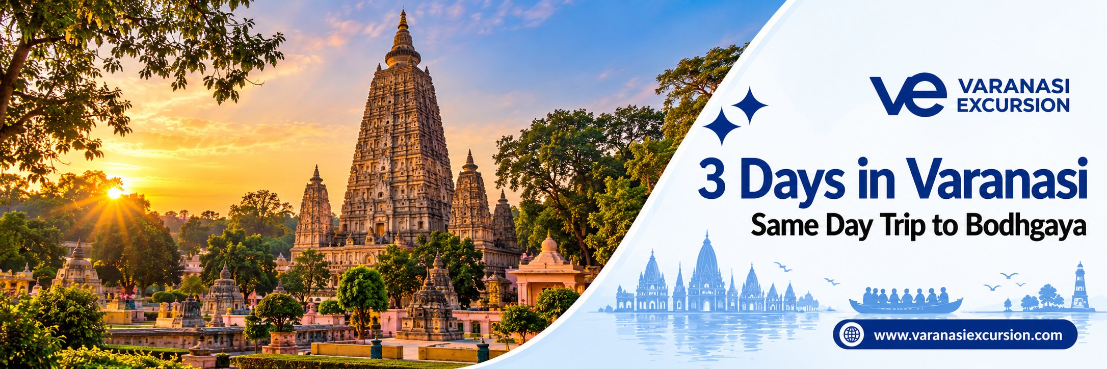 Bodhgaya featured image for a three day Varanasi tour with a same day excursion