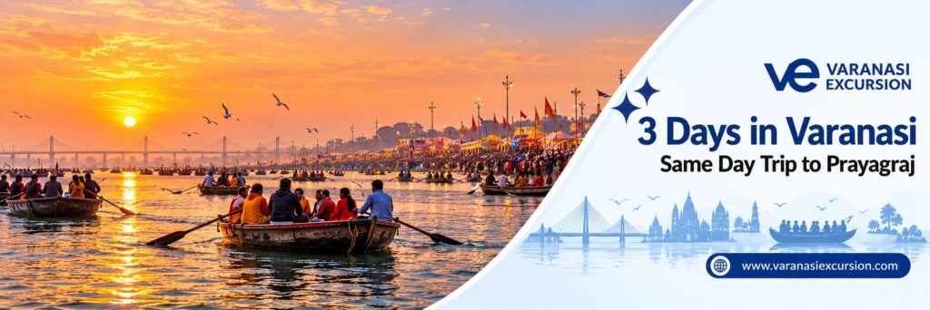 Prayagraj featured image for a three day Varanasi tour with a same day excursion